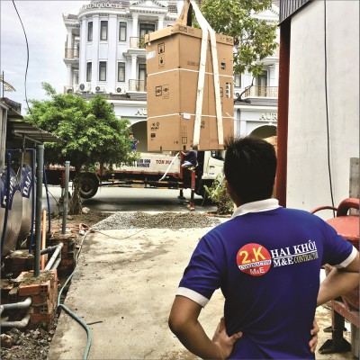Lắp đặt máy lạnh trung tâm tại Long Xuyên